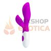 Estimulador vaginal con vibrador de clitoris